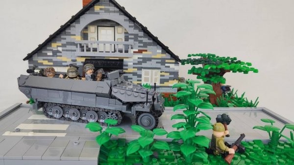 Lego WW2 "Засада"