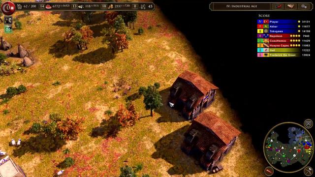 Age of Empires 3 Definitive Edition 3 vs 3 vs 2 skirmish - Gameplay (PC) - Match 29 смотреть онлайн
