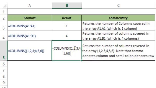 COLUMNS Formula in Excel смотреть онлайн