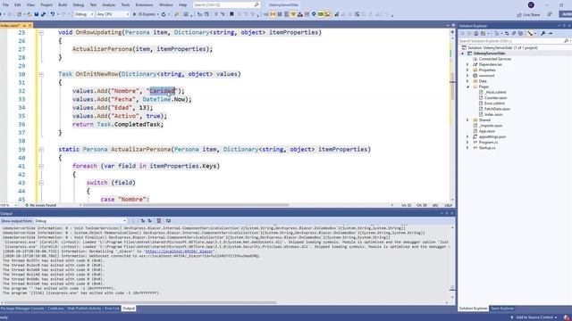 Implementando las operaciones de CRUD en el Grid de DevExpress para Blazor смотреть онлайн