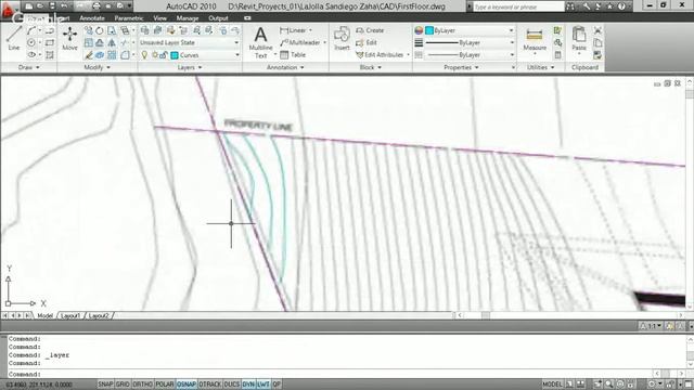 La Jolla Zaha Plans Autocad смотреть онлайн