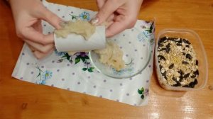 Съедобная кормушка для птиц