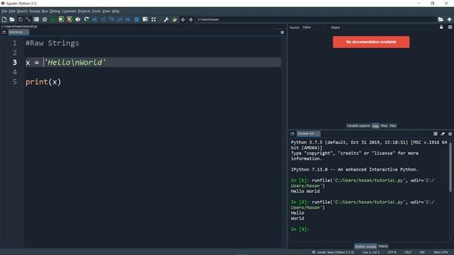 Python Dersleri 6 - Raw Strings смотреть онлайн
