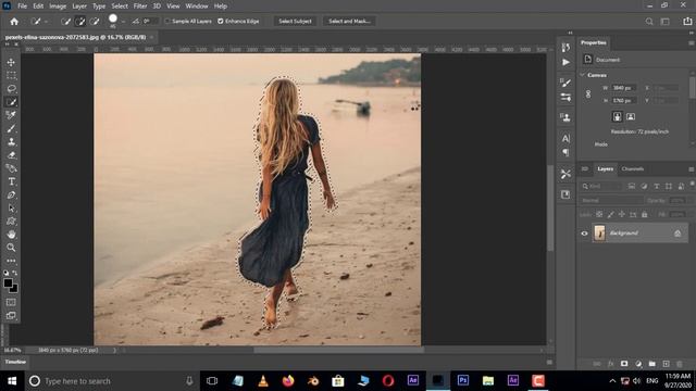 Remove ANYTHING From a Photo in Photoshop - 1 Minute ( Photoshop Tutorial ) смотреть онлайн