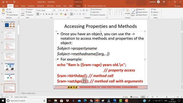 In PHP | Creating Classes And Objects | In Marathi смотреть онлайн