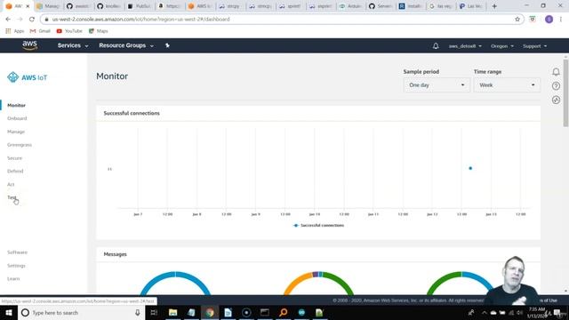 03 - MQTTs Arduino sketch to AWS IoT Core for the ESP8266 ESP32 смотреть онлайн
