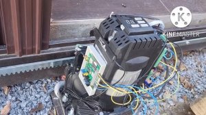 Установка gsm-модуля Navigard 1025 на раздвижные ворота с двигателем Alutech RTO2000