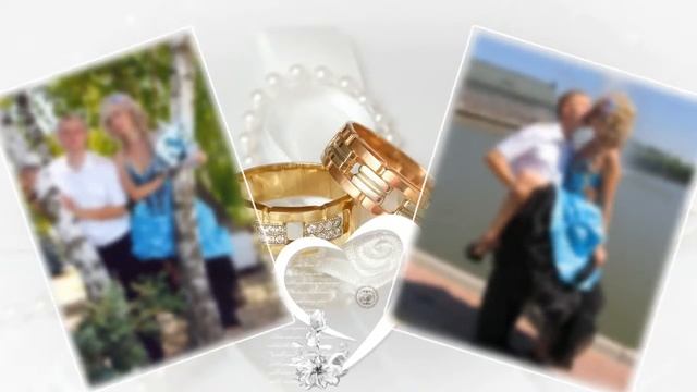 Клип из фото к юбилею свадьбы. 5 лет вместе. Образец смотреть онлайн
