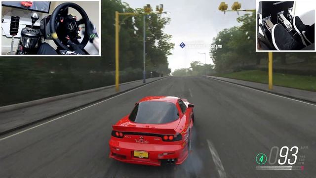 Drifting Doms Mazda RX-7 | Steering Wheel Setup - Forza Horizon 4 смотреть онлайн