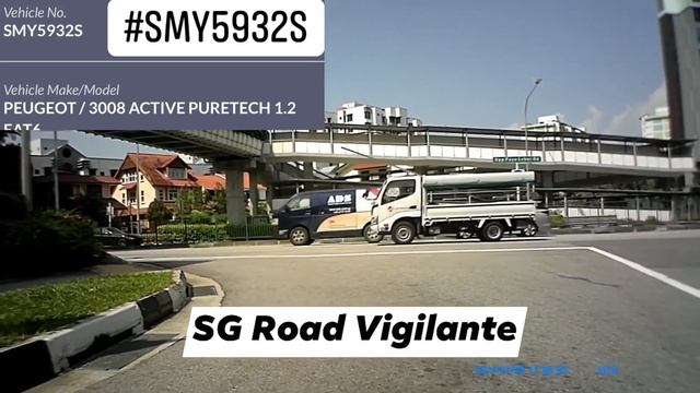 8jul2021 Hougang Street 11 #SMY5932S peugeot 3008 Driving against the flow of traffic смотреть онлайн