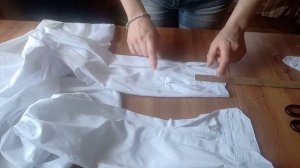 Как укоротить рукав с манжетами на рубашке