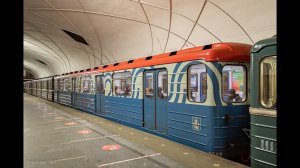 Поездка на составе 81-714.5М "Московский Транспорт" по Замоскворецкой линии (11.02.2023)