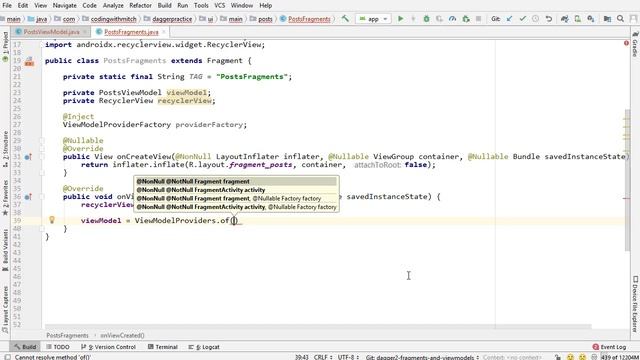 Subcomponents, ViewModels, and Fragments with Dagger 2 смотреть онлайн