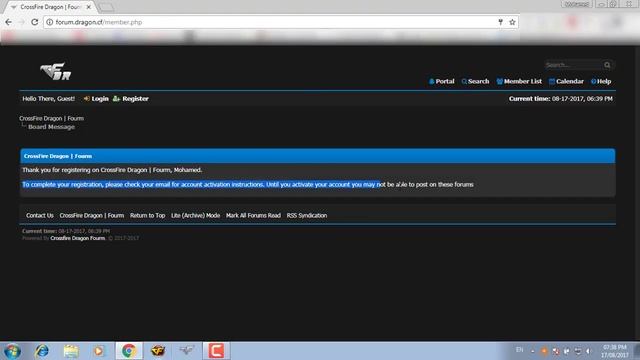 How To Register in Dragon CF forum | التسجيل في منتدي كروس فاير دراجون смотреть онлайн