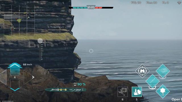 #warthunder mobile game, beta - test - #warship - Z32 vs Submarine. смотреть онлайн