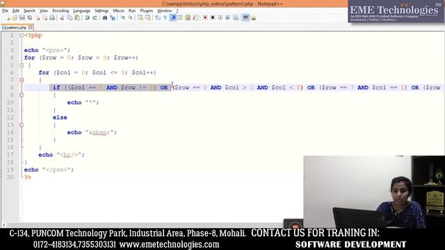 How to Print Alphabet letter 'J' using Star in PHP смотреть онлайн