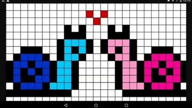 Рисунки по клеточкам схемы? смотреть онлайн