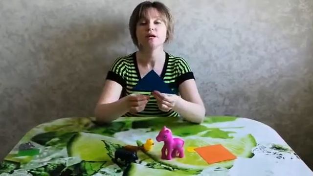 Видеозанятие воспит-ля младшей и средней группы Тертышной Т.В. по математике "Геометрические фигуры смотреть онлайн