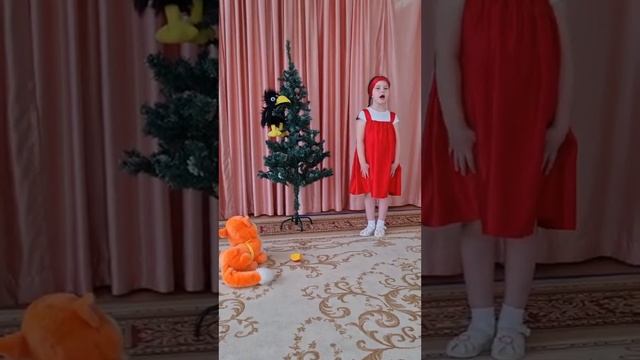 Басня И.А.Крылова "Ворона и лисица" Сеногноевой Марина 6 лет. смотреть онлайн