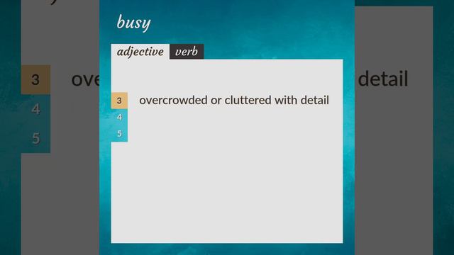 Busy | meaning of Busy смотреть онлайн