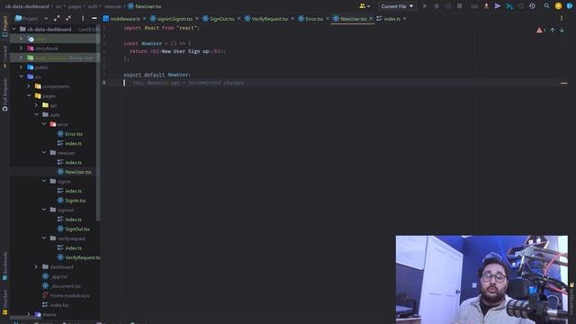 Build a React Data Dashboard | Next.js, MUI, Typescript - 5.Route Guarding with NextAuth Middleware смотреть онлайн