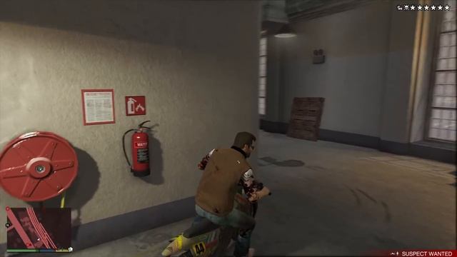 GTA 5 - Paleto Bay Forest Sawmill Shootout + Six Star Escape