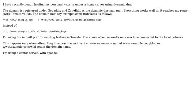 Domain resolving to lan ip address under dynamic dns and tomato (2 Solutions!!) смотреть онлайн