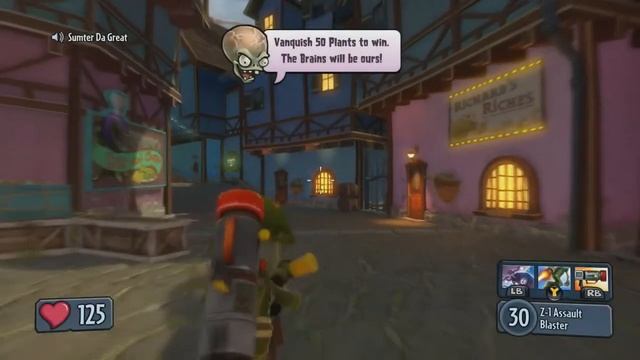 Plants vs. Zombies: Garden Warfare - Gameplay Walkthrough Part 10 - Team Vanquish (Xbox One) смотреть онлайн