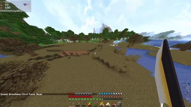 Uzui Tengen vs 4 Hunters | Minecraft Demon Slayer Manhunt смотреть онлайн