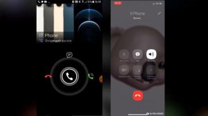 Incoming WhatsApp/Viber/Telegram/Signal Call iOS vs android 
Screen video
