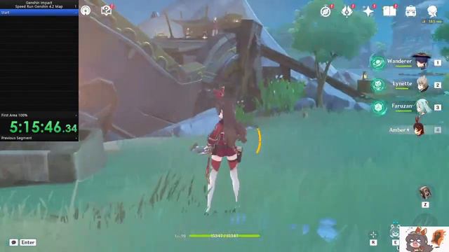 [AR60/ENG-TH] SPEEDRUN GENSHIN 4.2 MAP - Genshin Impact Live смотреть онлайн