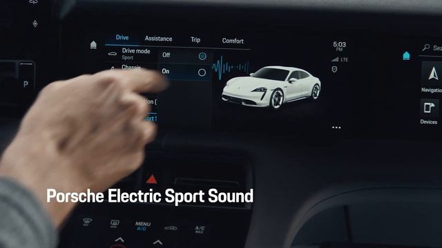 Porsche Electric Sport Sound / Имитация звука двигателя PORSCHE TAYCAN. PORSCHE-UPGRADE.RU смотреть онлайн
