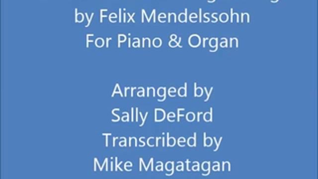 "Hark the Herald Angels Sing" Duet for Piano & Organ смотреть онлайн