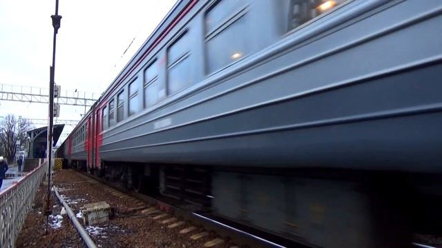 "Старейшая ЭРка на МЖД!" Электропоезд ЭР2-1338 сообщением "Каланчёвская - Тула 1 Курская" (МЦД-2) смотреть онлайн