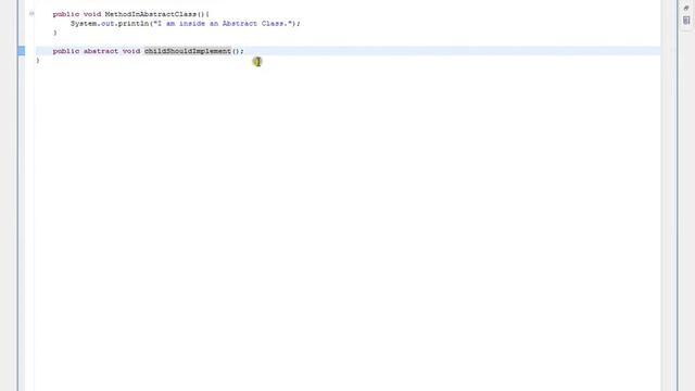 Can we create an Instance for Abstract Class in Java смотреть онлайн