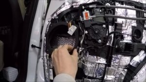 Hyundai Santa Fe установка акустики и шумоизоляция дверей