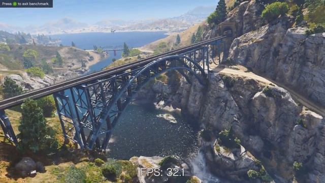 GTA V Test Benchmark i3 6100 + r9 380x 4GB смотреть онлайн