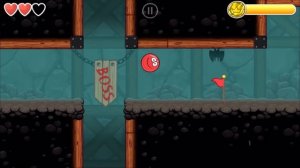 ЧЕРНЫЙ КВАДРАТ 4 в 1 в игре красный шарик  про New Red Ball 4 .