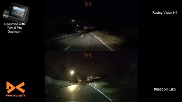 Philips Ultinon Pro6000 LED H4 Vs Philips Racing Vision H4