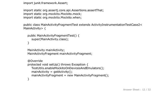 Android : How to set Unit Test to Fragment in Android смотреть онлайн