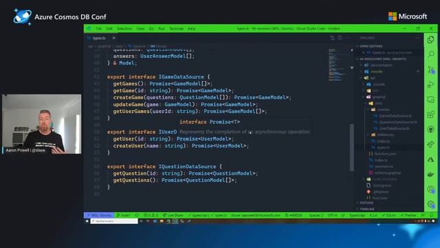 Azure Cosmos DB Conf GraphQL over CosmosDB, where to start смотреть онлайн