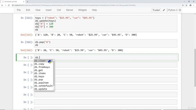 8. Dictionaries in Python смотреть онлайн