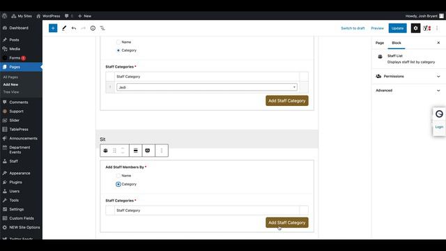 WFU Staff List Accordion Design Pattern смотреть онлайн