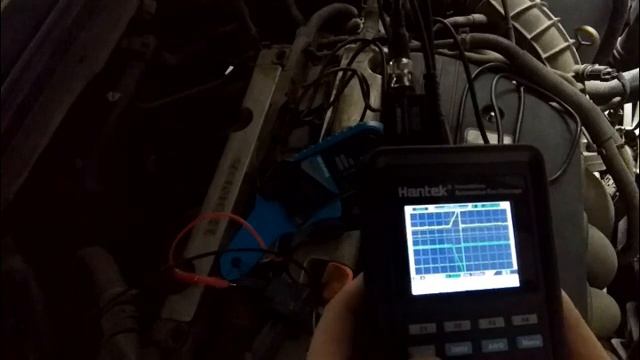 Automotive oscilloscope instruction:Primary ignition current & voltage test with Hantek 2d82auto смотреть онлайн