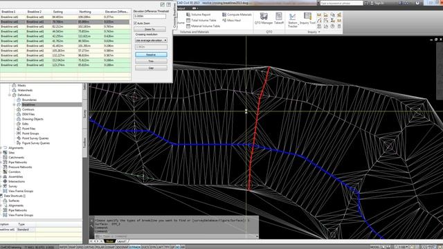 resolve crossing breaklines in Civil 3D 2013 смотреть онлайн