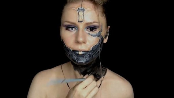 Киборг/ makeup tutorial