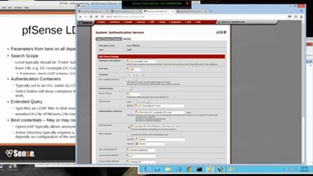 RADIUS and LDAP on pfSense смотреть онлайн