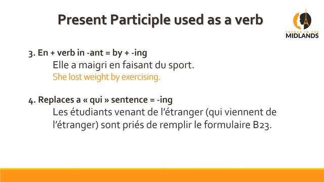 The Present Participle in French смотреть онлайн
