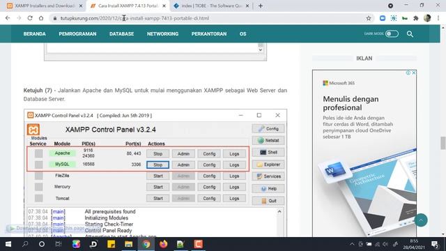 PHP Dasar Bag. 1 | Pengenalan PHP | Install XAMPP Portable | PHP Halo Dunia смотреть онлайн