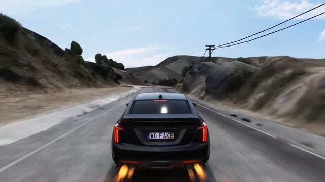 Assetto Corsa - Cadillac CT5-V Blackwing 2023 | Santa Monica & Brasov смотреть онлайн